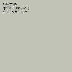#BFC2B5 - Green Spring Color Image